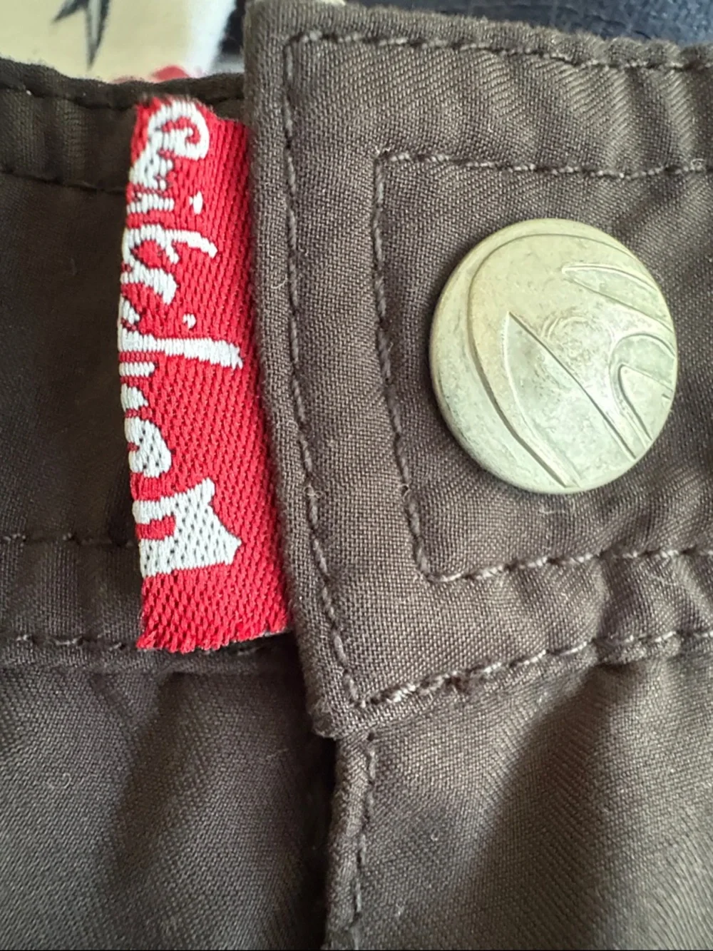 Quiksilver Cargo Shorts Men's Size 30‎ Black Flat Front Utility Casual